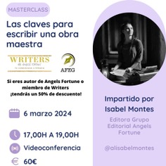 Masterclass Escribe una obra maestra