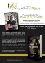 Presentación novela «Cuál es tu nombre»